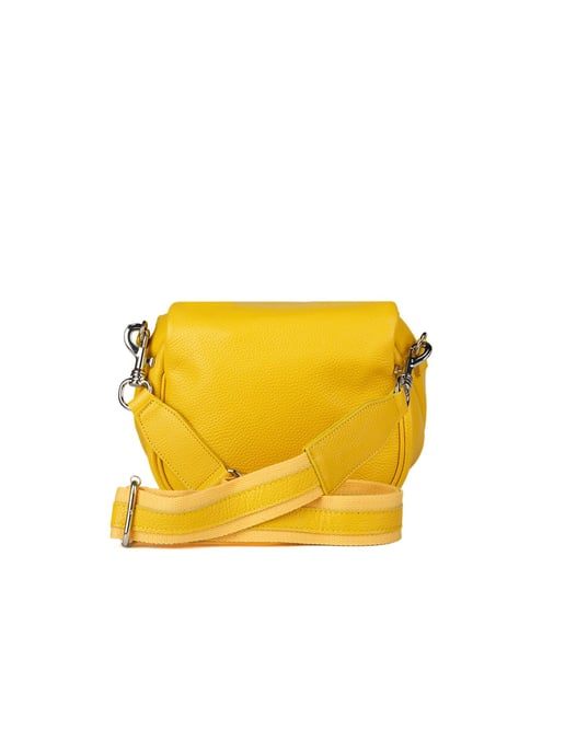 Giulia Monti Schultertasche Safran Gelb - Image 3
