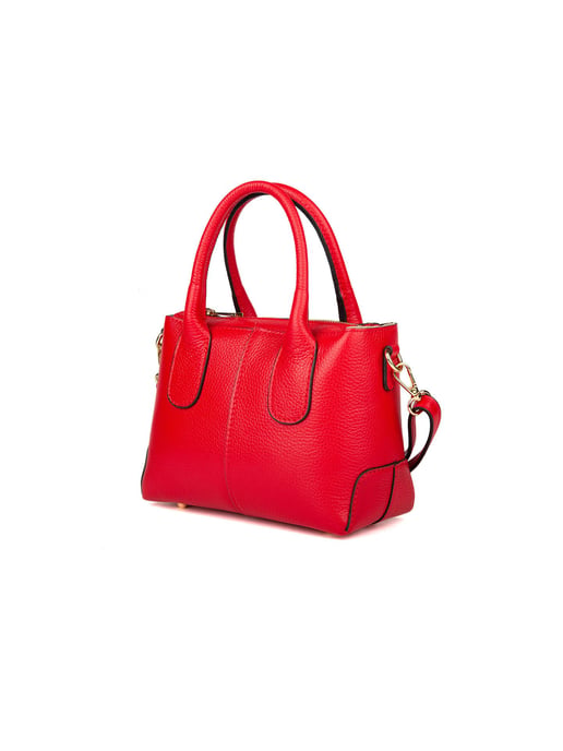 Giulia Monti Schultertasche Klassisches Rot - Image 2