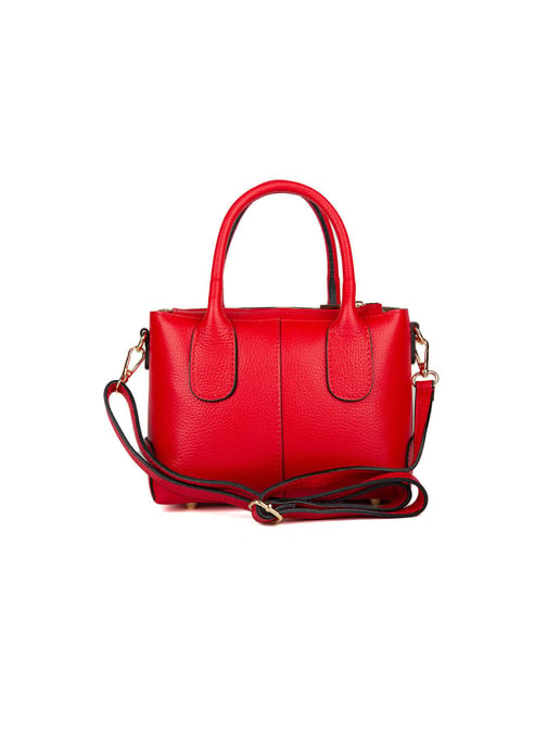 Giulia Monti Schultertasche Klassisches Rot - Image 3