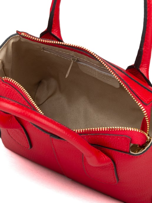 Giulia Monti Schultertasche Klassisches Rot - Image 4