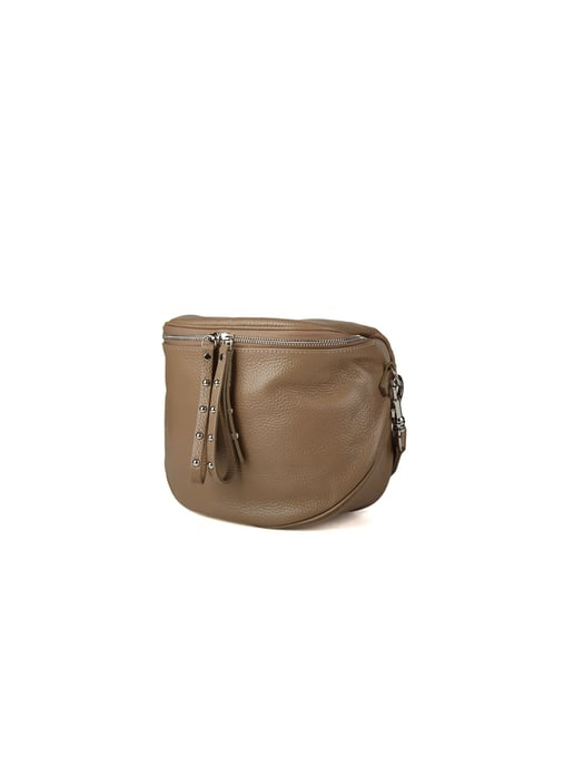 Giulia Monti Schultertasche Taupe - Image 2