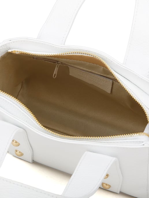 Giulia Monti Schultertasche Weiß - Image 4
