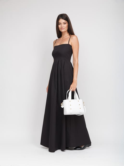 Giulia Monti Schultertasche Weiß - Image 5