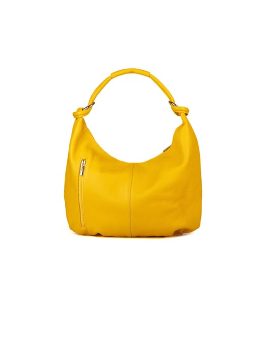 Giulia Monti Schultertasche Safran Gelb - Image 3