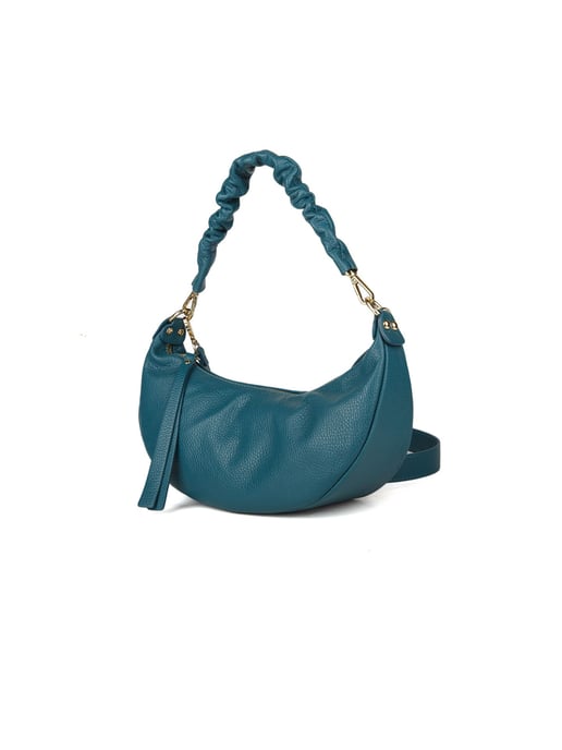 Giulia Monti Schultertasche Dunkles Teal - Image 2