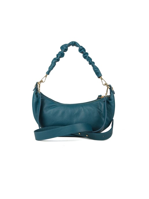 Giulia Monti Schultertasche Dunkles Teal - Image 3