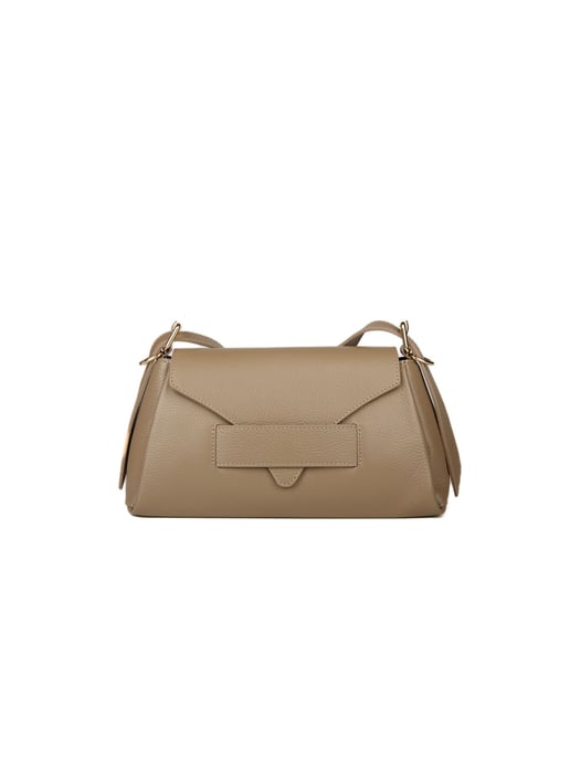 Giulia Monti Schultertasche Taupe - Image 1