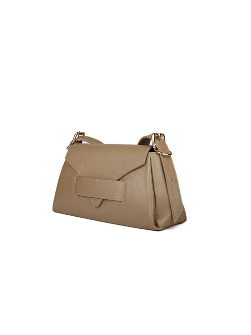 Giulia Monti Schultertasche Taupe - Image 2