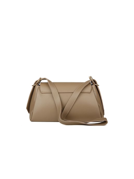 Giulia Monti Schultertasche Taupe - Image 3