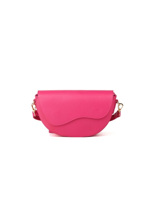 Giulia Monti Schultertasche Fuchsia - Image 1