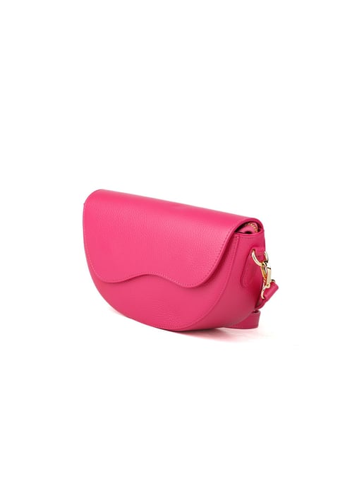 Giulia Monti Schultertasche Fuchsia - Image 2