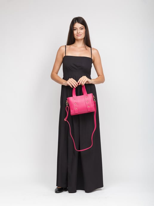 Giulia Monti Schultertasche Fuxia - Image 5
