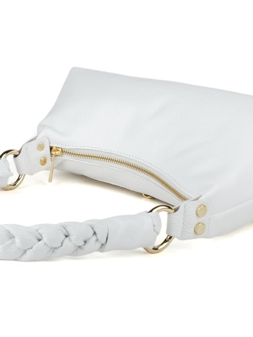 Giulia Monti Schultertasche Weiß - Image 4