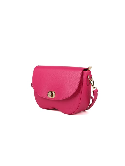 Giulia Monti Schultertasche Fuchsia - Image 2