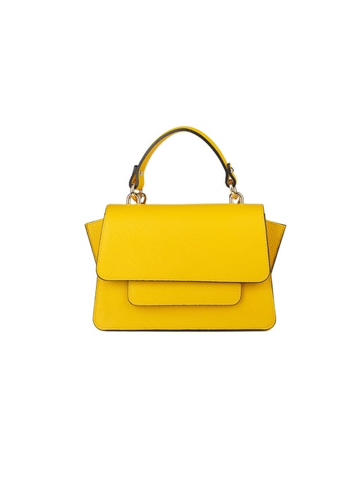 Giulia Monti Schultertasche Safran Gelb - Image 1