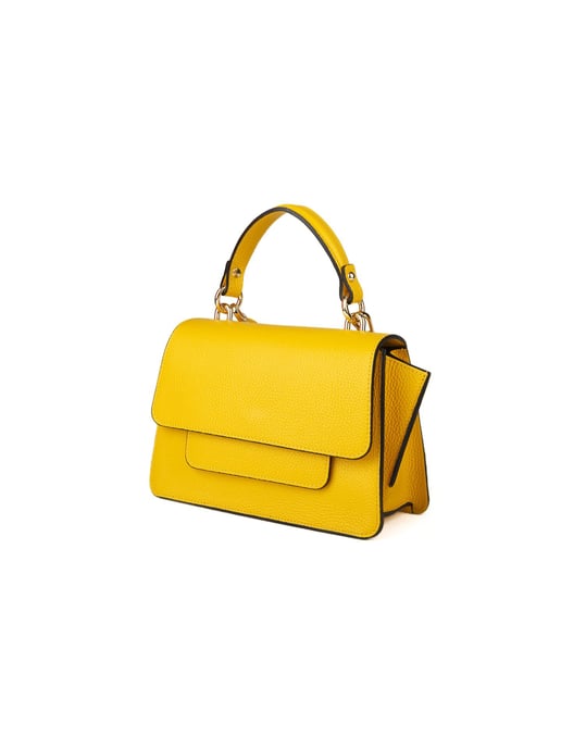 Giulia Monti Schultertasche Safran Gelb - Image 2