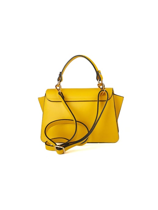 Giulia Monti Schultertasche Safran Gelb - Image 3