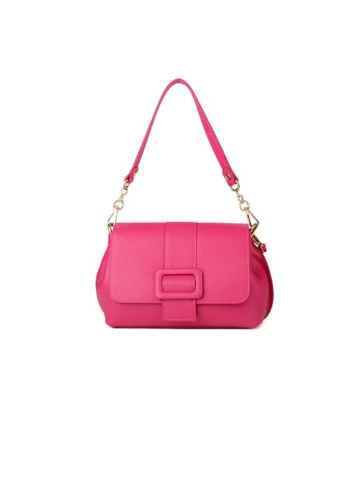 Giulia Monti Schultertasche Fuchsia - Image 1