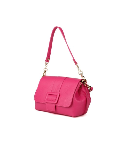 Giulia Monti Schultertasche Fuchsia - Image 2