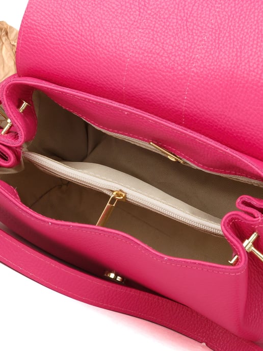 Giulia Monti Schultertasche Fuchsia - Image 4