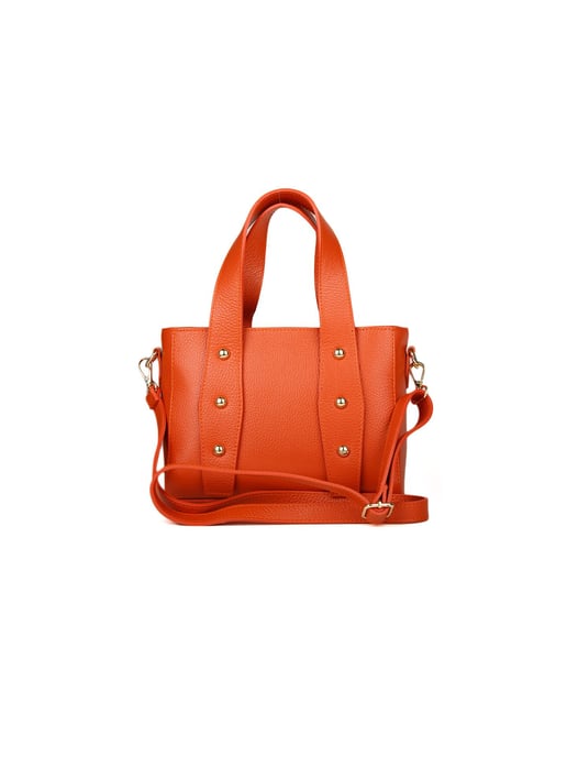 Giulia Monti Schultertasche - Orange - Image 3