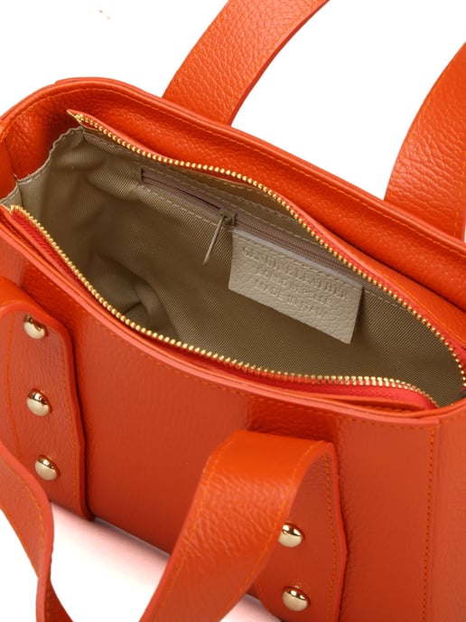 Giulia Monti Schultertasche - Orange - Image 4