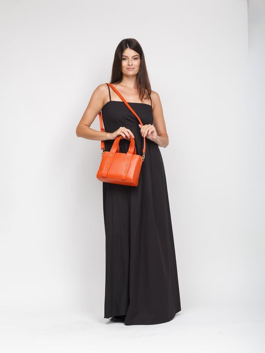 Giulia Monti Schultertasche - Orange - Image 5