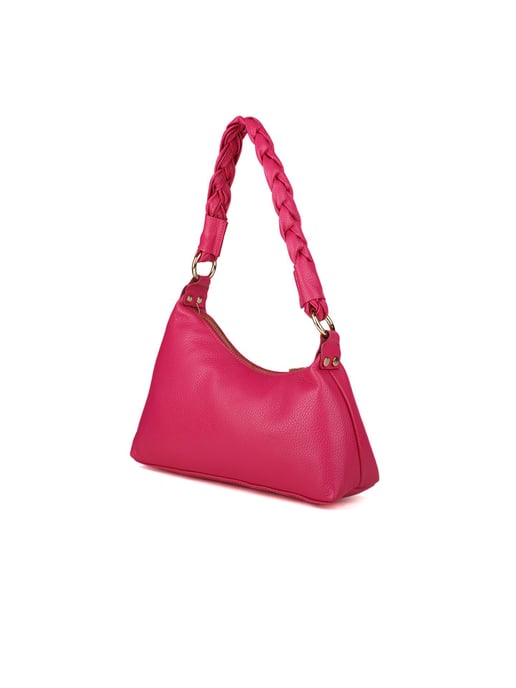 Giulia Monti Schultertasche Fuchsia - Image 2