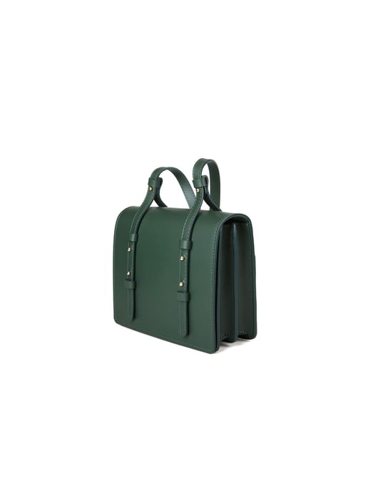 Giulia Monti Schultertasche Dunkelgrün - Image 2
