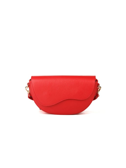 Giulia Monti Schultertasche Klassisches Rot - Image 1