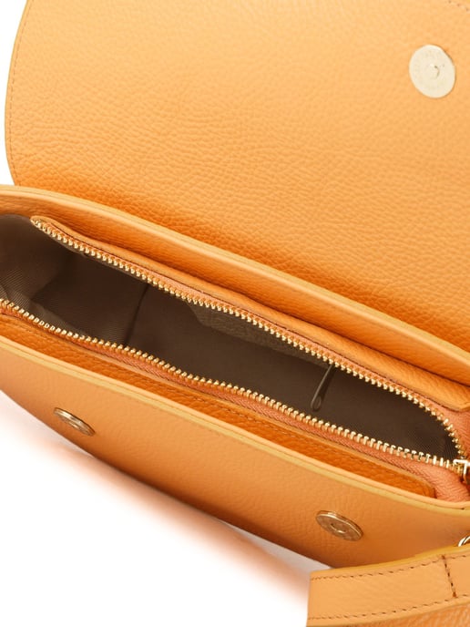 Giulia Monti Schultertasche Gelb Orange - Image 4
