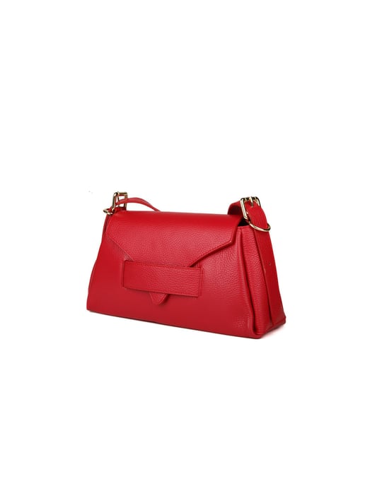 Giulia Monti Schultertasche Dunkelrot - Image 2