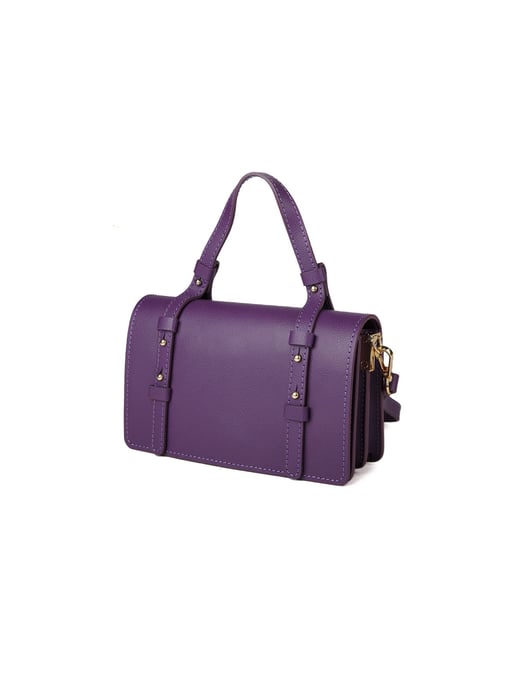 Giulia Monti Schultertasche Violett - Image 2