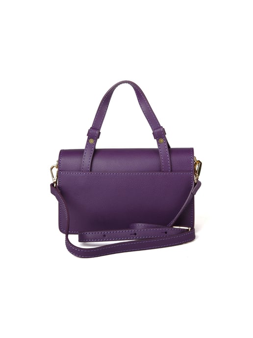 Giulia Monti Schultertasche Violett - Image 3