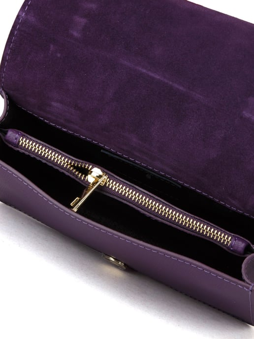 Giulia Monti Schultertasche Violett - Image 4