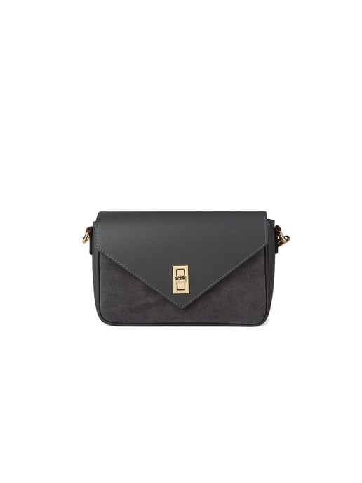 Giulia Monti Schultertasche Dunkelgrau - Image 1