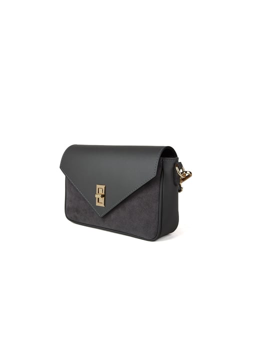 Giulia Monti Schultertasche Dunkelgrau - Image 2