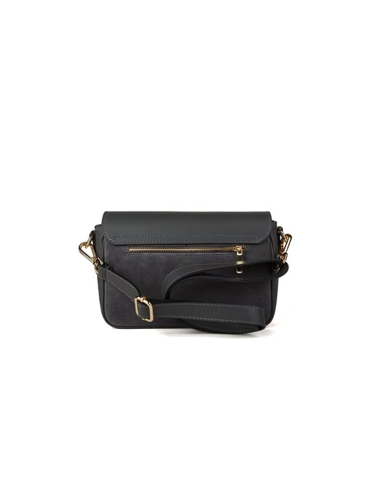 Giulia Monti Schultertasche Dunkelgrau - Image 3