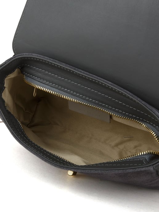 Giulia Monti Schultertasche Dunkelgrau - Image 4