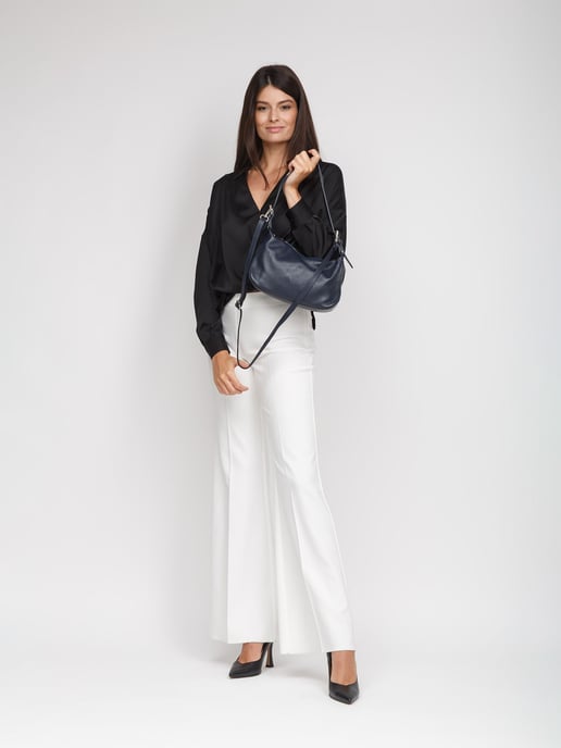 Giulia Monti Schultertasche Nachtblau - Image 5
