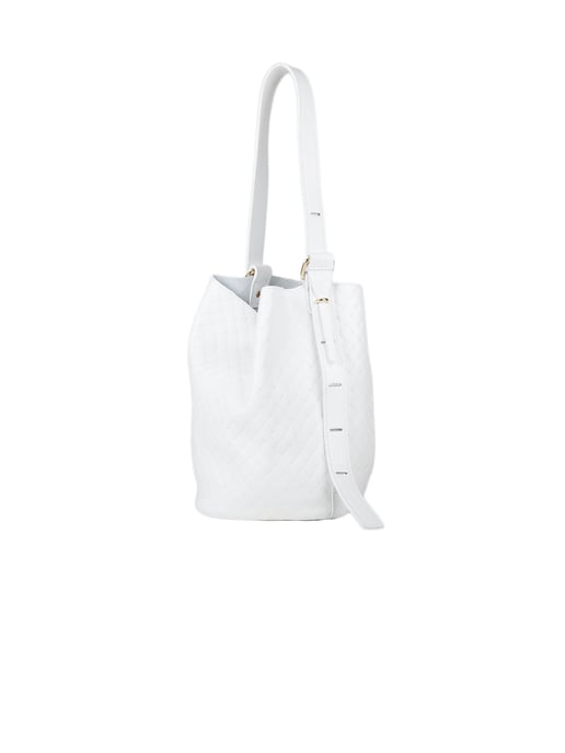 Giulia Monti Schultertasche Weiß - Image 2