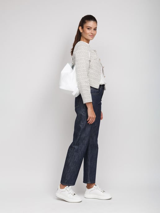 Giulia Monti Schultertasche Weiß - Image 5