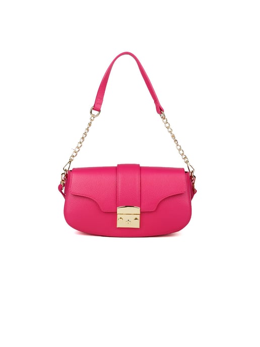 Giulia Monti Schultertasche Fuxia - Image 1