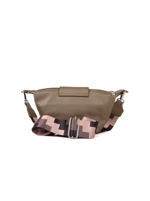 Giulia Monti Schultertasche Taupe - Image 3