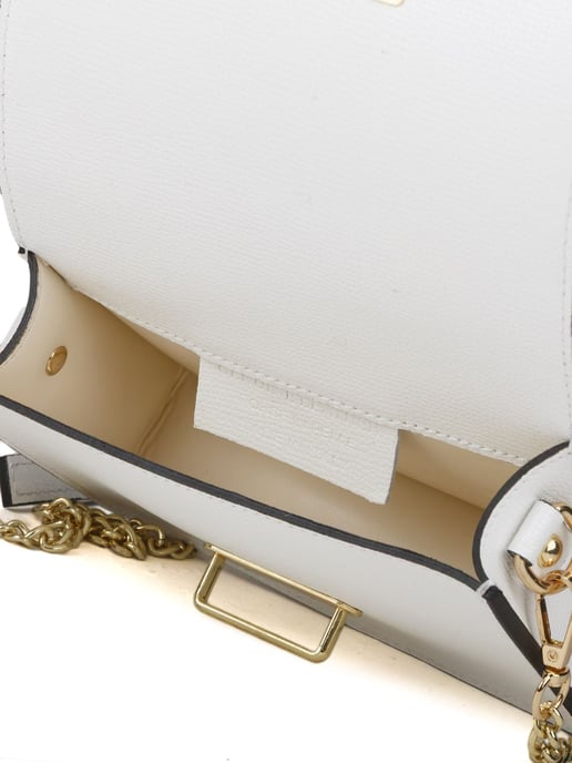 Giulia Monti Schultertasche/Taschenbauch Weiß - Image 4