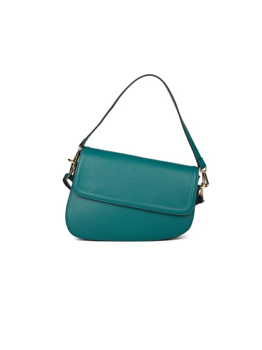 Giulia Monti Schultertasche Meeresgrün - Image 1