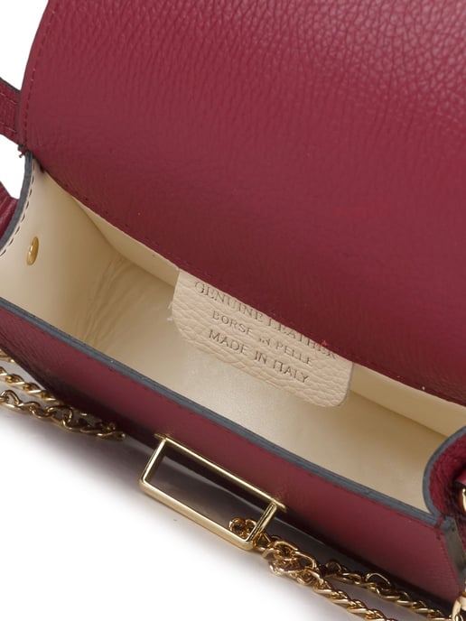 Giulia Monti Schultertasche/Taillentasche Burgunderrot - Image 4