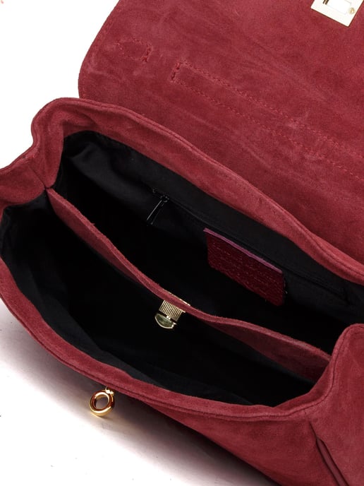 Giulia Monti Schultertasche Burgund - Image 4
