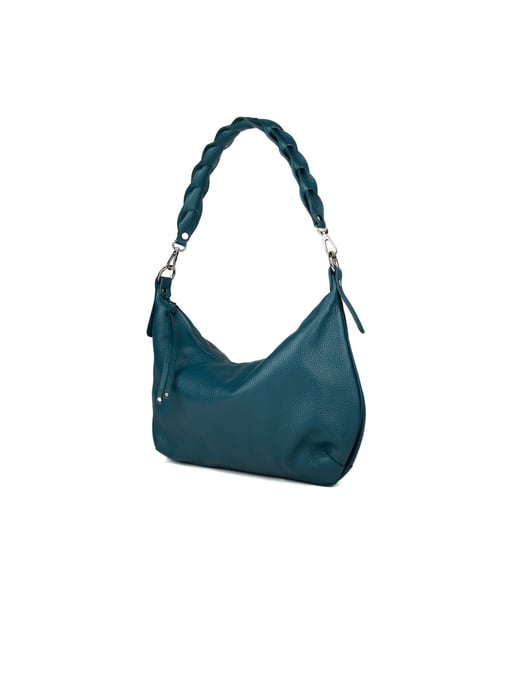 Giulia Monti Schultertasche Dunkelblaugrün - Image 2