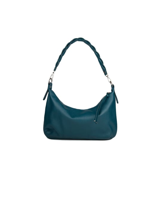 Giulia Monti Schultertasche Dunkelblaugrün - Image 3